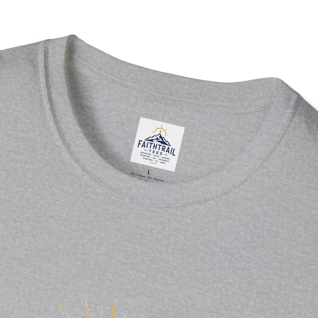 Camiseta — "Fe En Dios" Cross Mountain Christian Tee