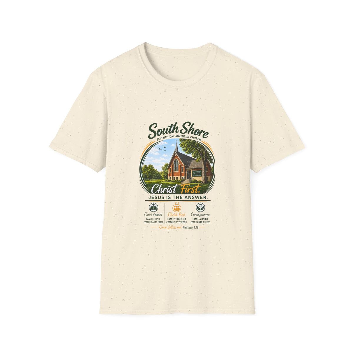 South Shore Church T-Shirt — South Shore Seventh-Day Adventist Church Graphic Tee