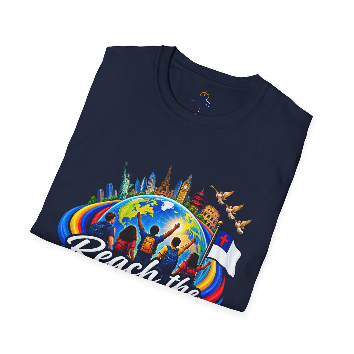 Reach the Nations T-Shirt — Global Missions Christian Outreach Tee