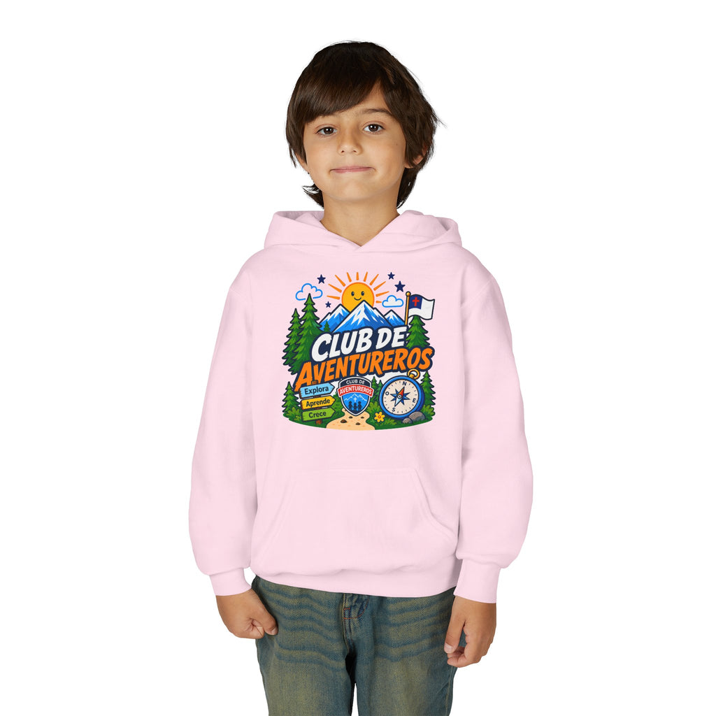 Club de Adventureros | Sudadera con capucha y estampado para Niños | Cámping