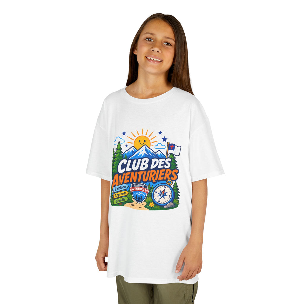 Club des Aventuriers T-Shirt (Enfants) | Camping Boussole et Soleil
