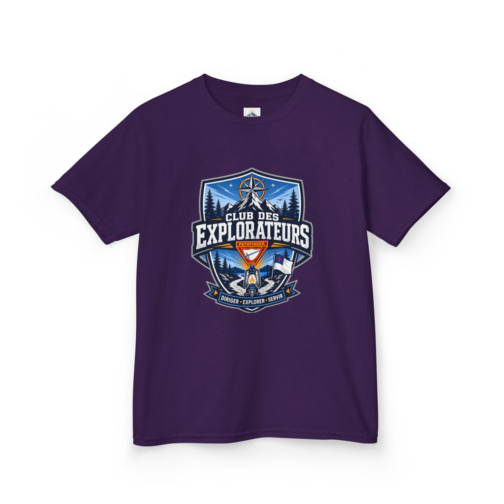 T-shirt unisexe pour enfants Club des Explorateurs | Lanterne