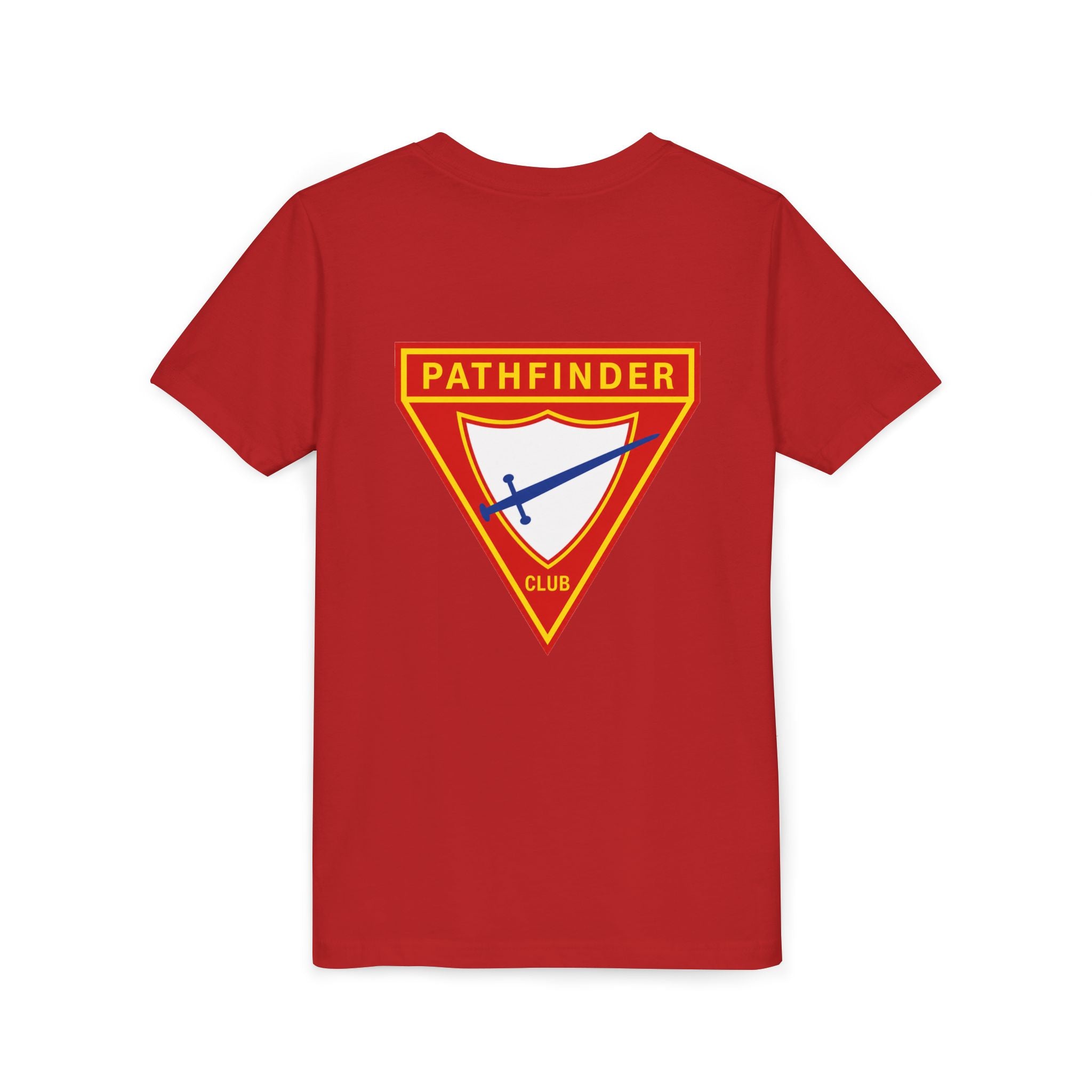 Pathfinder Club Youth Tee — Pathfinder Shield Emblem Short Sleeve Shirt