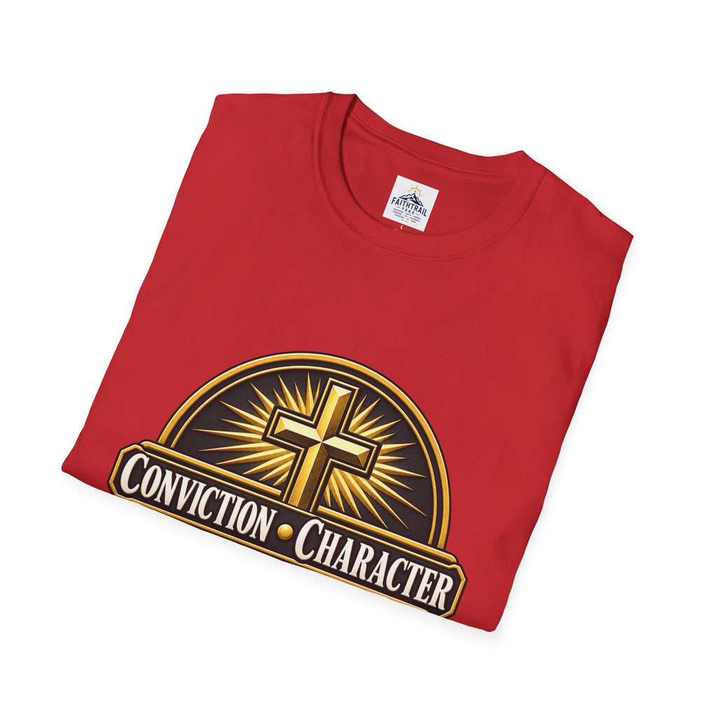 Conviction • Character Christian T-Shirt — Cross Faith Ministry Tee