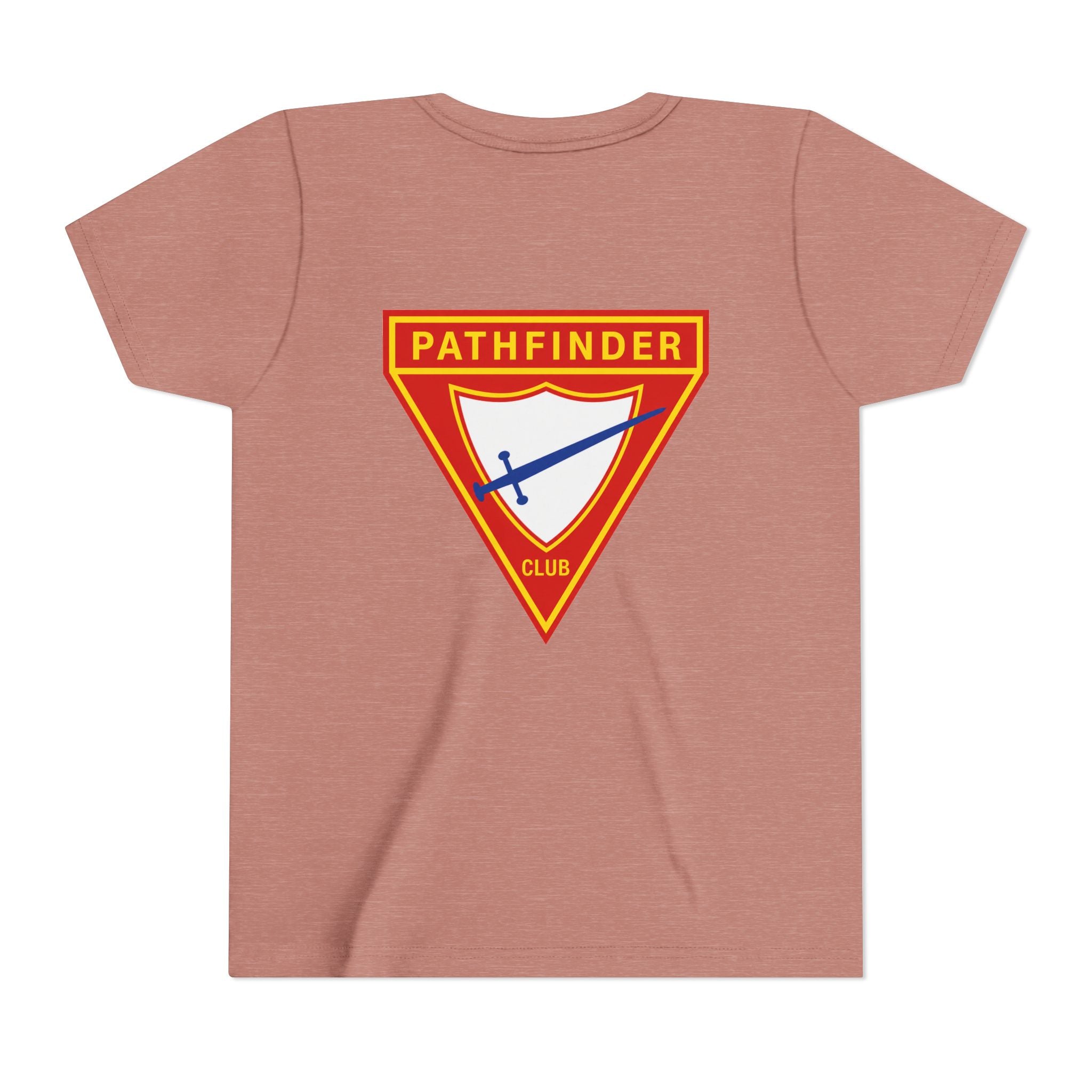 Pathfinder Club Youth Tee — Pathfinder Shield Emblem Short Sleeve Shirt