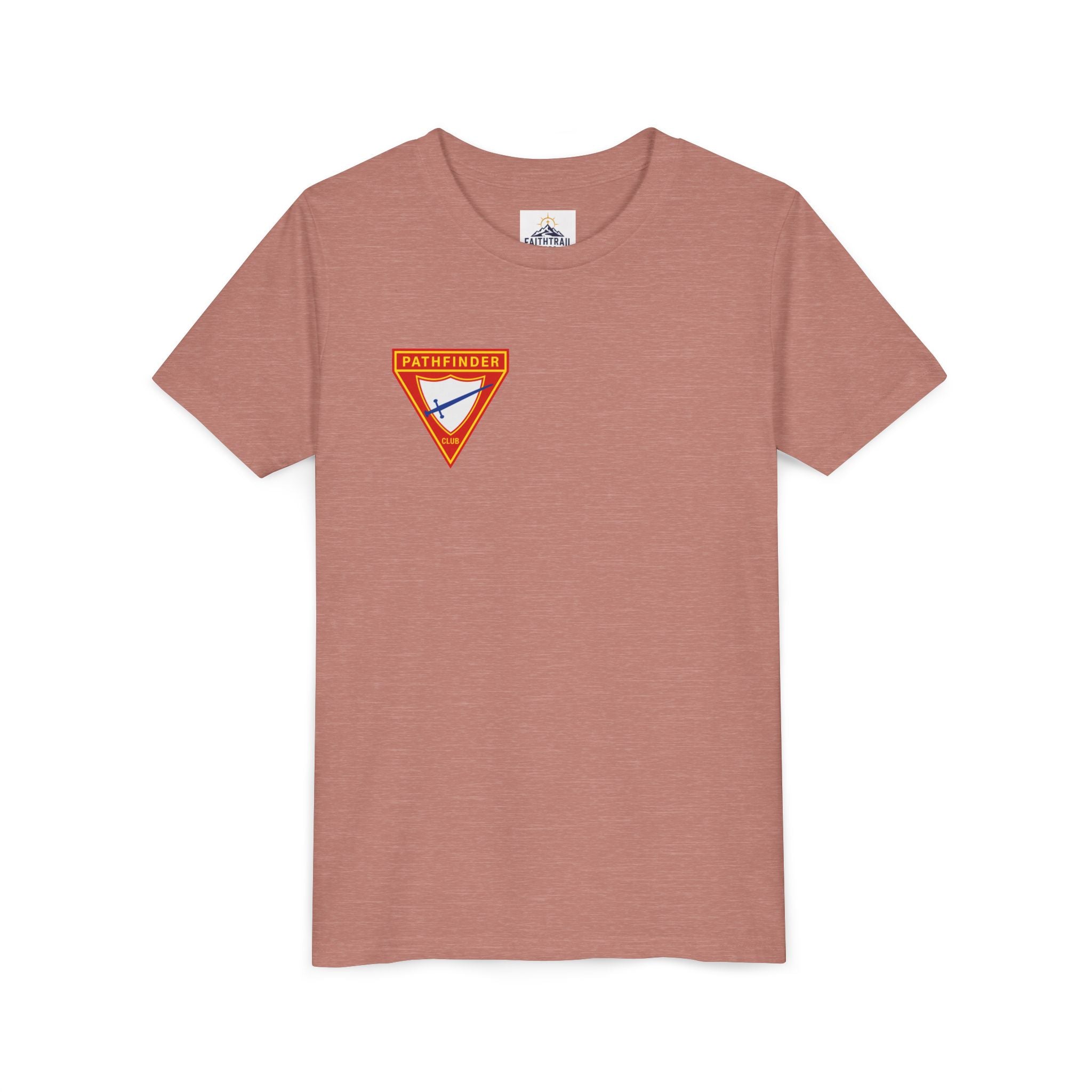 Pathfinder Club Youth Tee — Pathfinder Shield Emblem Short Sleeve Shirt