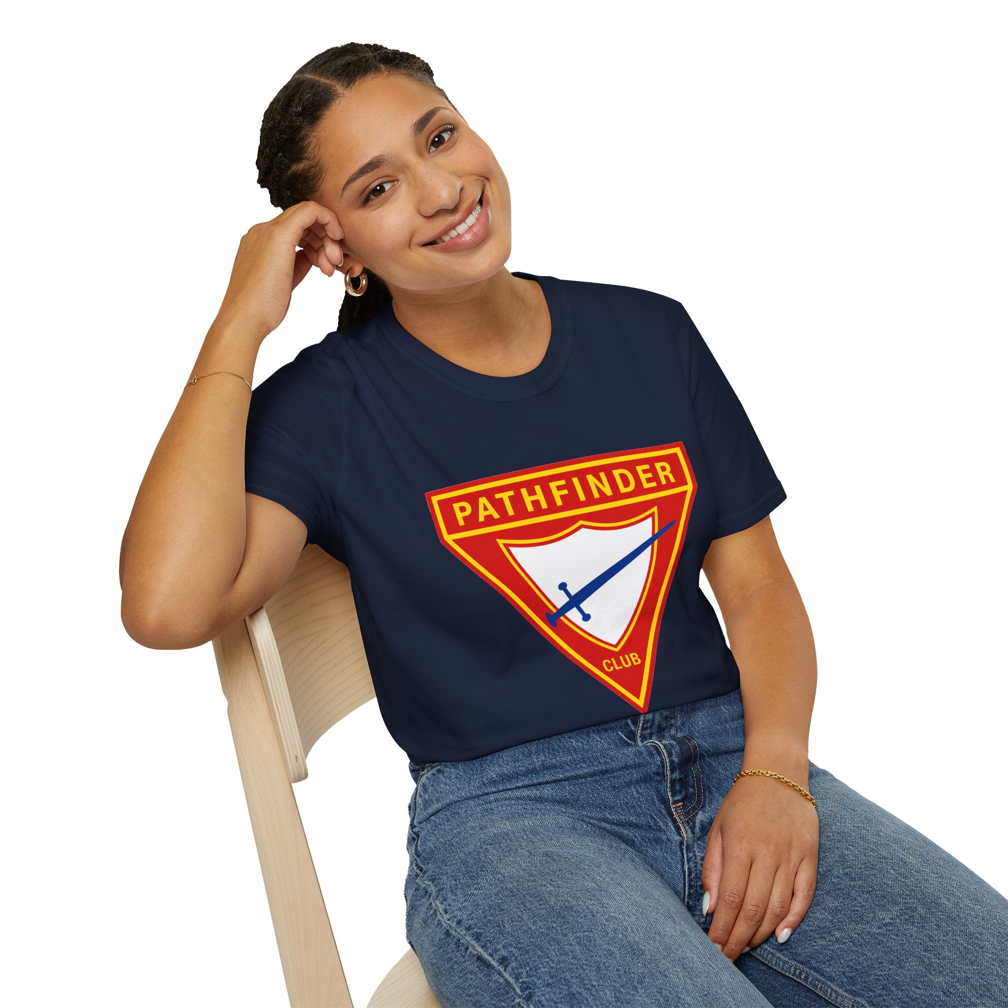 Pathfinder Club T-Shirt — Retro Shield Logo Tee