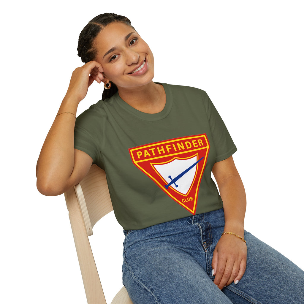 Pathfinder Club T-Shirt — Retro Shield Logo Tee