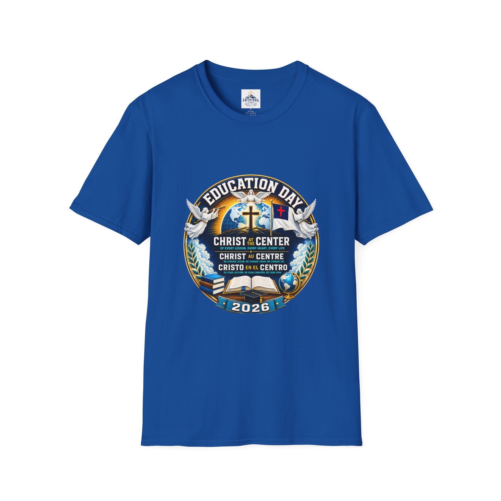 Education Day T-Shirt — "Christ at Center" Church Event Tee (2026)