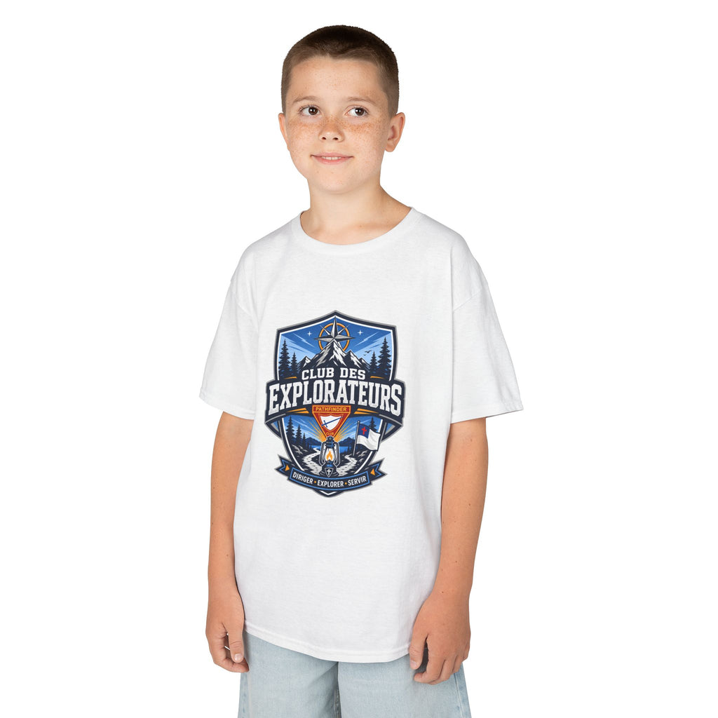 T-shirt unisexe pour enfants Club des Explorateurs | Lanterne