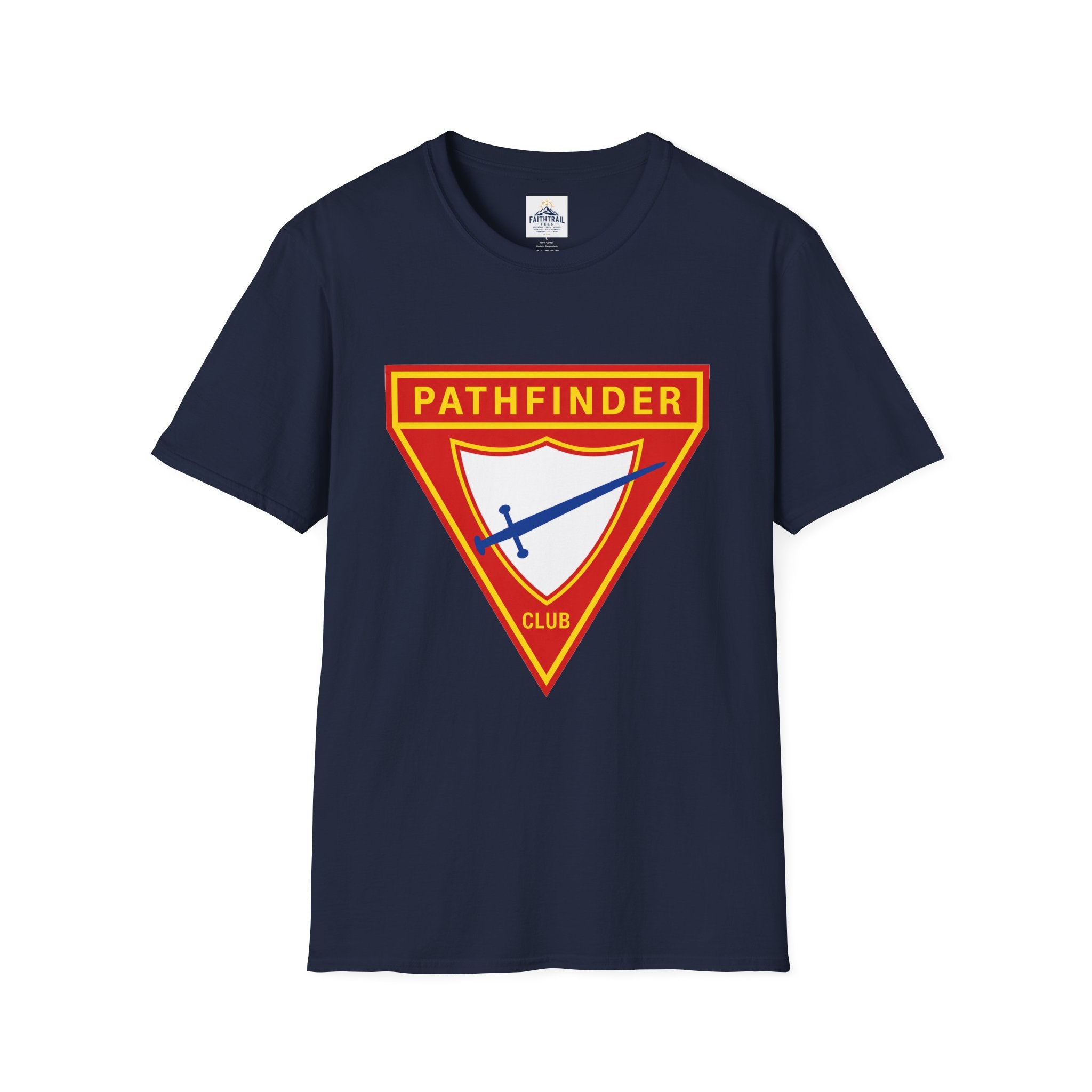 Pathfinder Club T-Shirt — Retro Shield Logo Tee