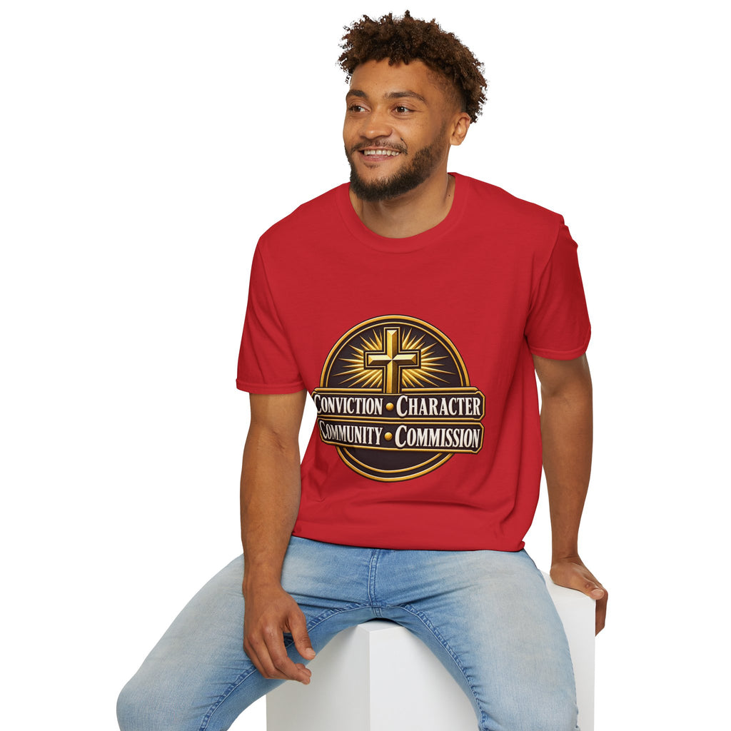 Conviction • Character Christian T-Shirt — Cross Faith Ministry Tee