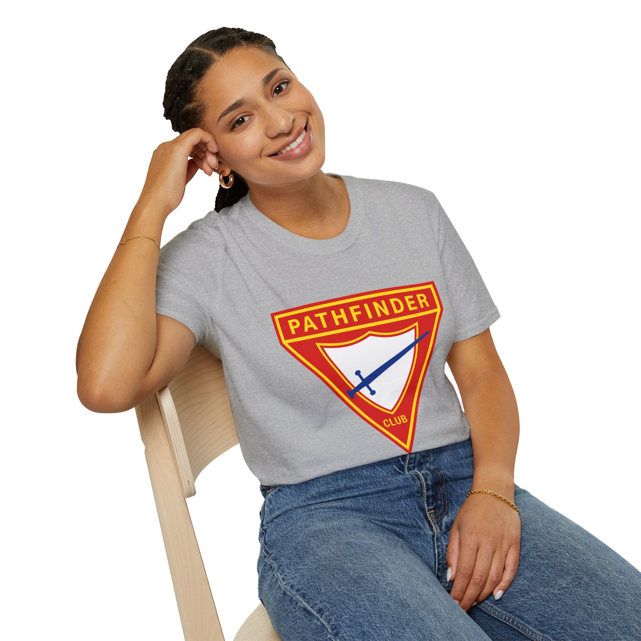 Pathfinder Club T-Shirt — Retro Shield Logo Tee