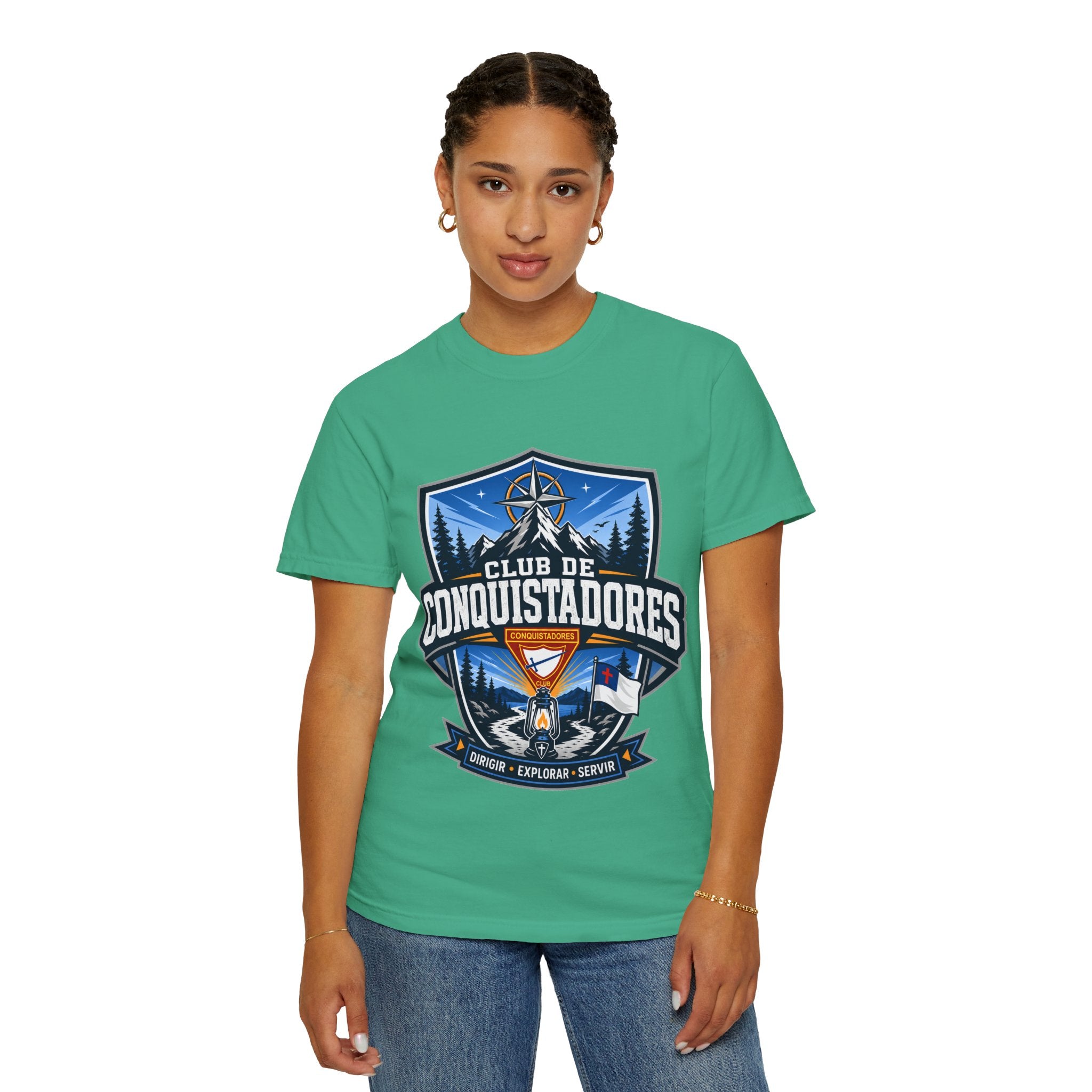 Camiseta unisex para adultos Club des Conquistadores | Linterna