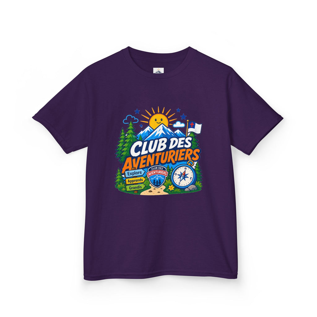 Club des Aventuriers T-Shirt (Enfants) | Camping Boussole et Soleil