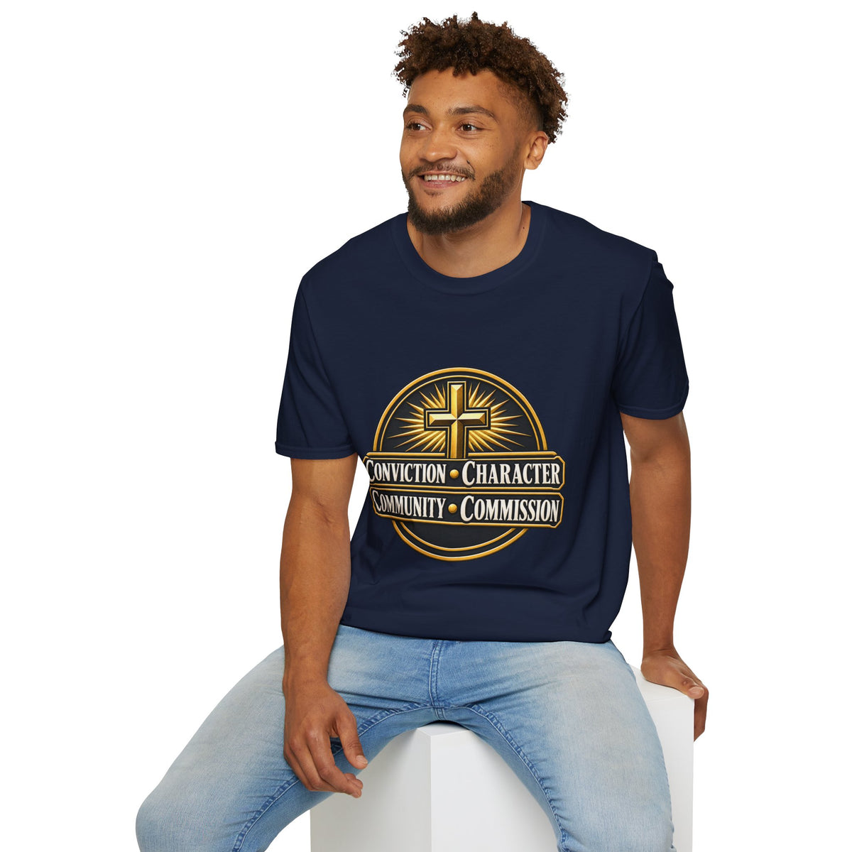 Conviction • Character Christian T-Shirt — Cross Faith Ministry Tee
