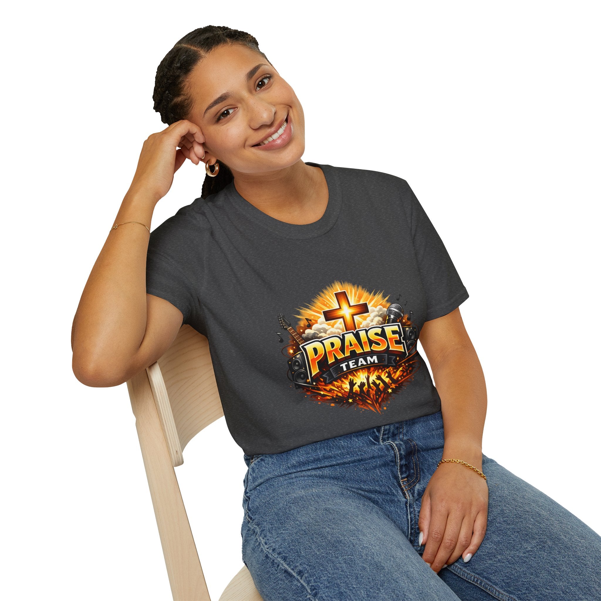 Praise Team T-Shirt — Christian Worship Music Church Youth Shirt