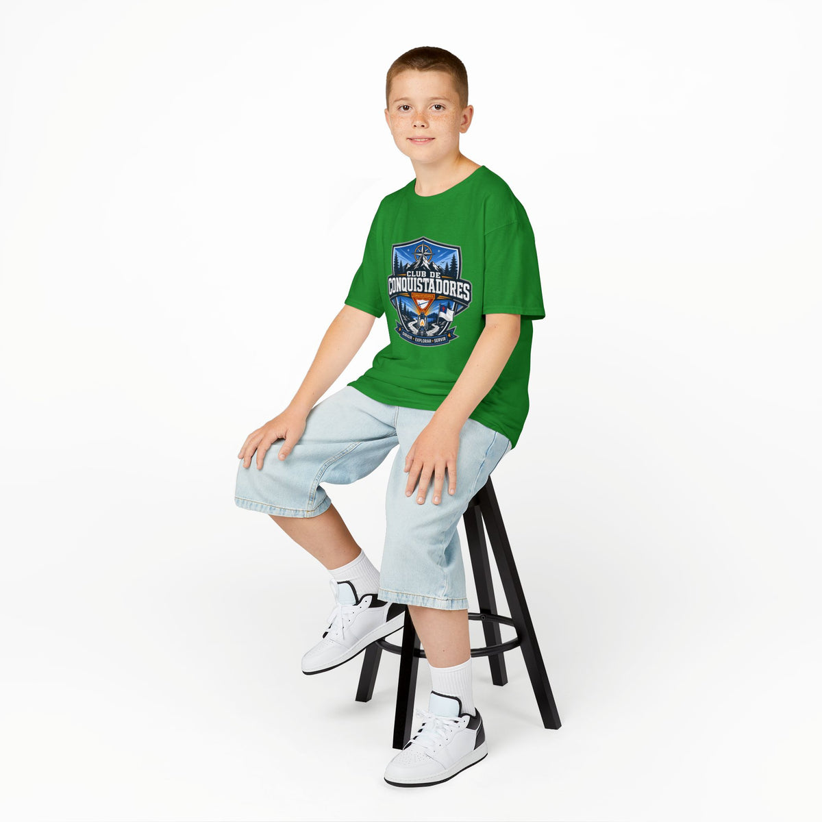 Camiseta Unisex para Niños Club des Conquistadores | Linterna