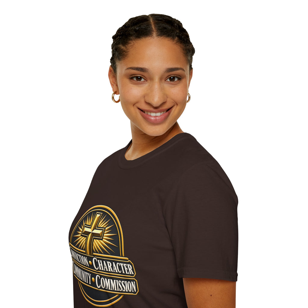 Conviction • Character Christian T-Shirt — Cross Faith Ministry Tee