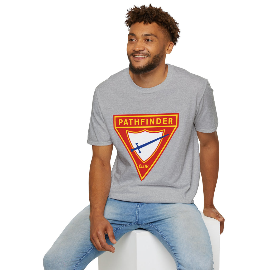 Pathfinder Club T-Shirt — Retro Shield Logo Tee