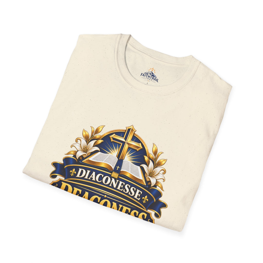 Deaconess Emblem T-Shirt — Faith-Based Christian Church Shirt