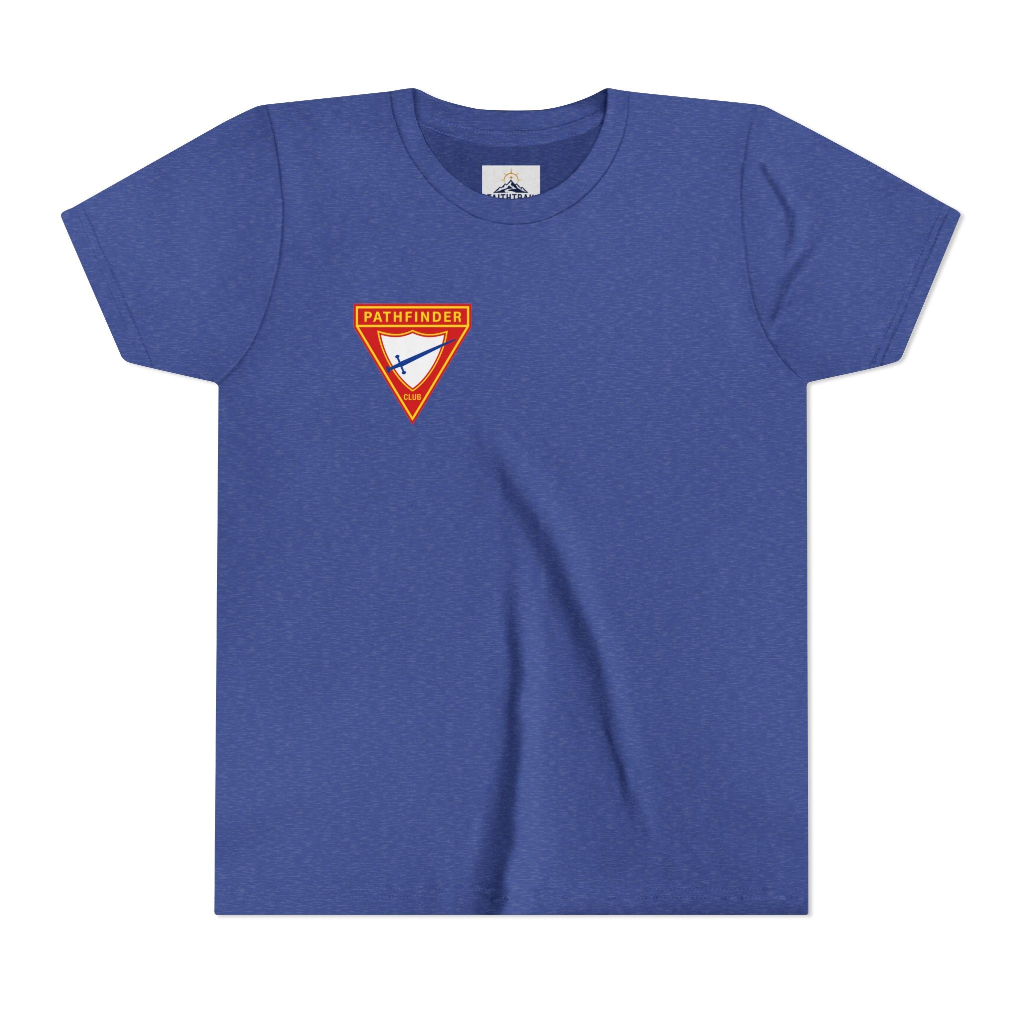 Pathfinder Club Youth Tee — Pathfinder Shield Emblem Short Sleeve Shirt
