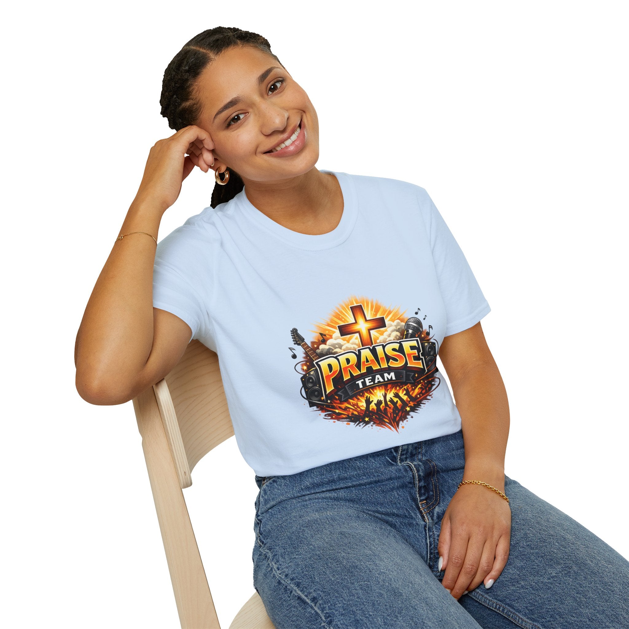 Praise Team T-Shirt — Christian Worship Music Church Youth Shirt
