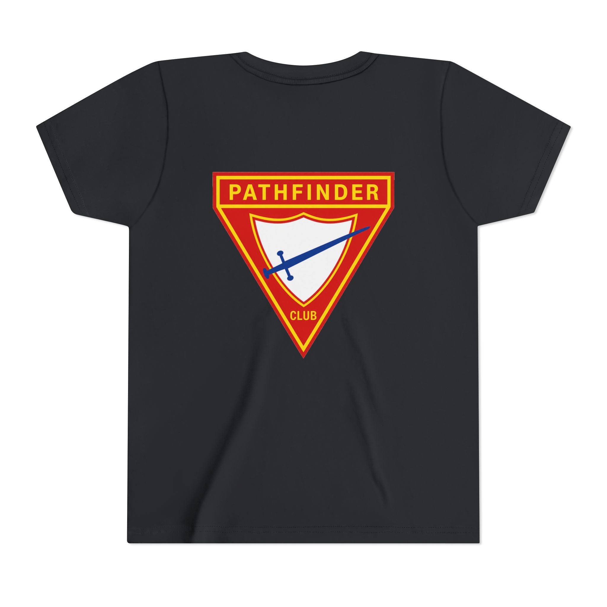 Pathfinder Club Youth Tee — Pathfinder Shield Emblem Short Sleeve Shirt