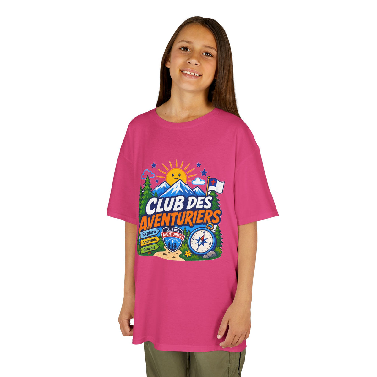 Club des Aventuriers T-Shirt (Enfants) | Camping Boussole et Soleil