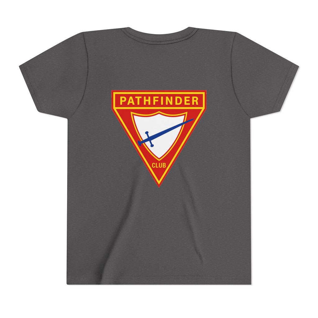Pathfinder Club Youth Tee — Pathfinder Shield Emblem Short Sleeve Shirt