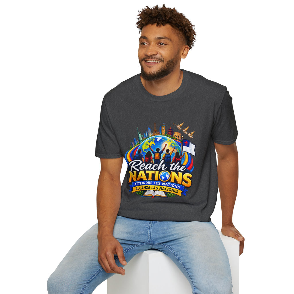 Reach the Nations T-Shirt — Global Missions Christian Outreach Tee