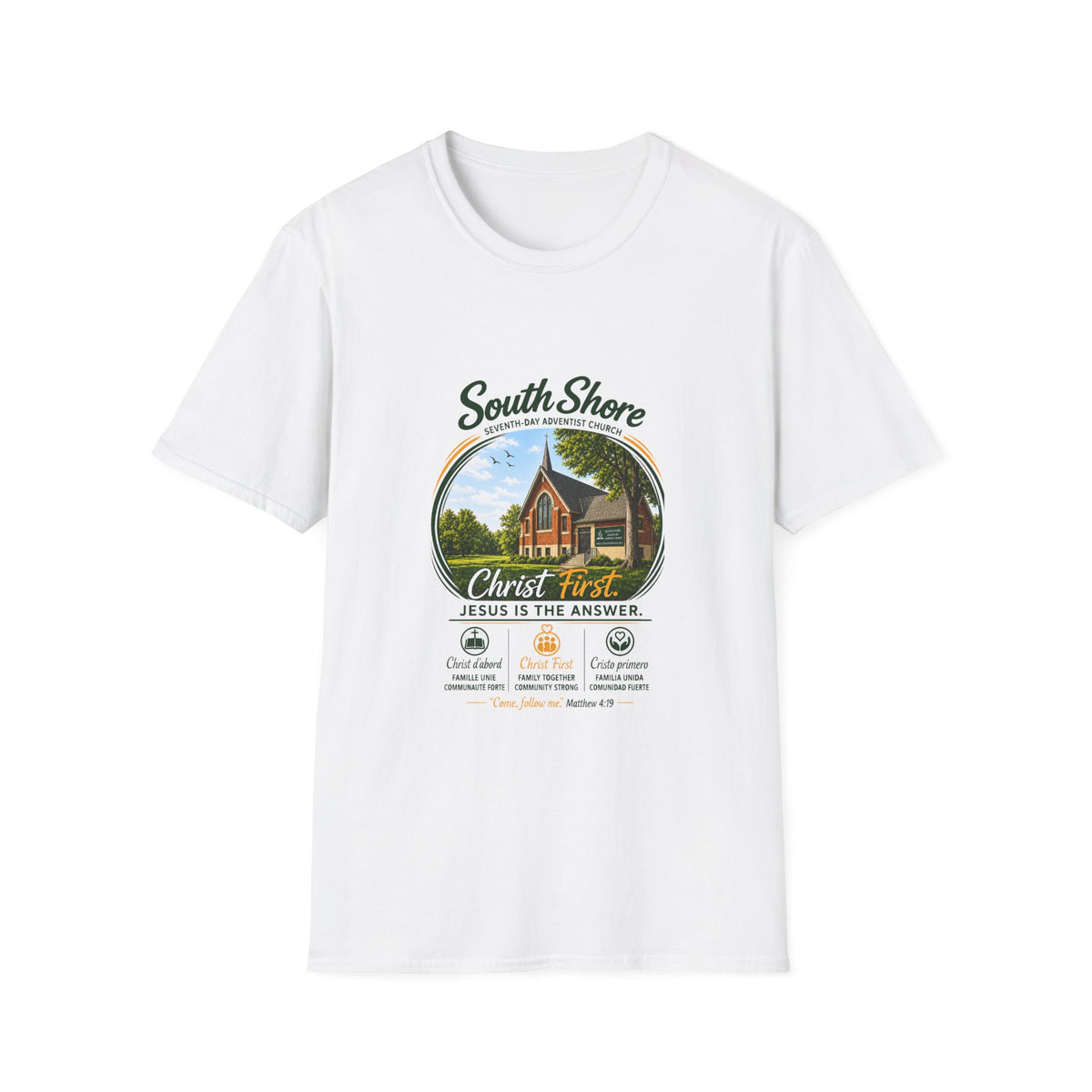 South Shore Church T-Shirt — South Shore Seventh-Day Adventist Church Graphic Tee