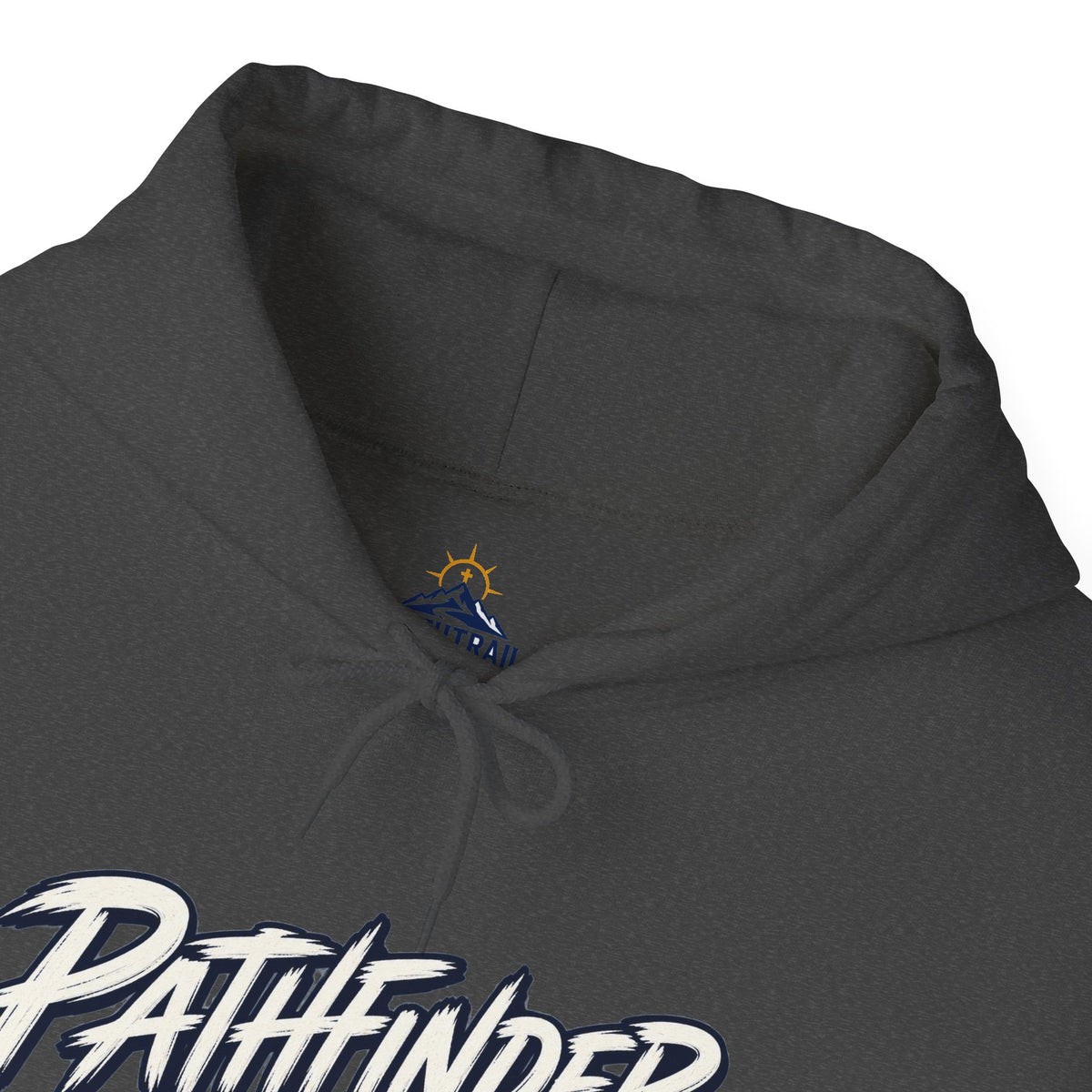 Pathfinder Graphic Hoodie — Retro Script Logo Pullover