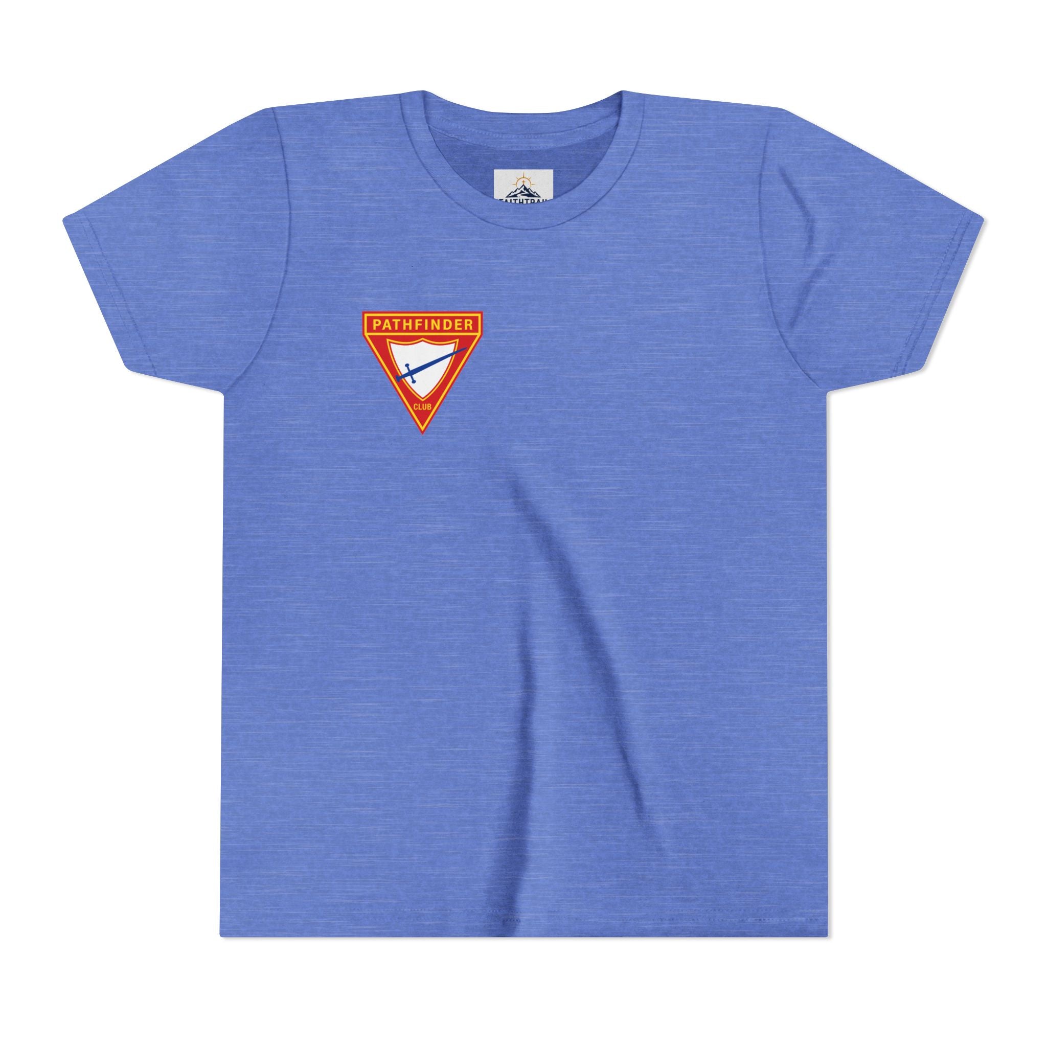 Pathfinder Club Youth Tee — Pathfinder Shield Emblem Short Sleeve Shirt