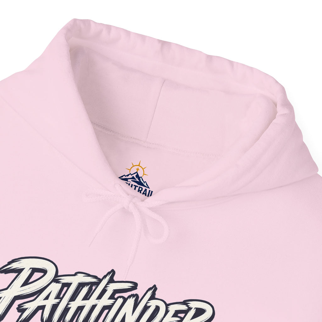 Pathfinder Graphic Hoodie — Retro Script Logo Pullover