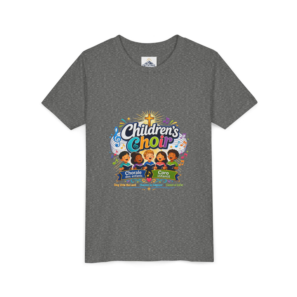 Children's Choir Youth Tee - Colorful Church Choir Graphic