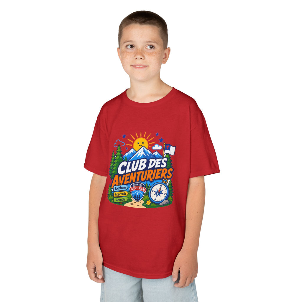 Club des Aventuriers T-Shirt (Enfants) | Camping Boussole et Soleil