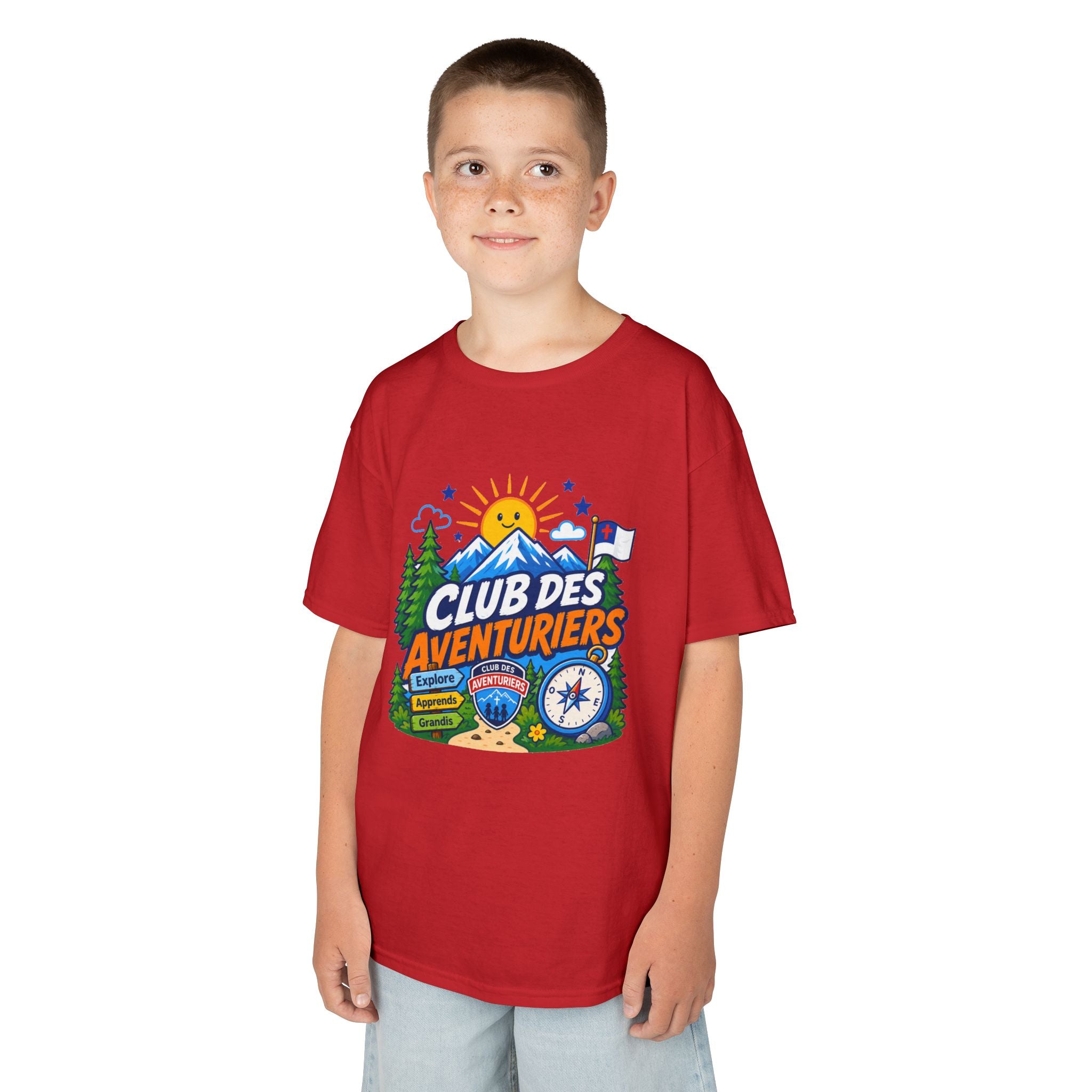 Club des Aventuriers T-Shirt (Enfants) | Camping Boussole et Soleil