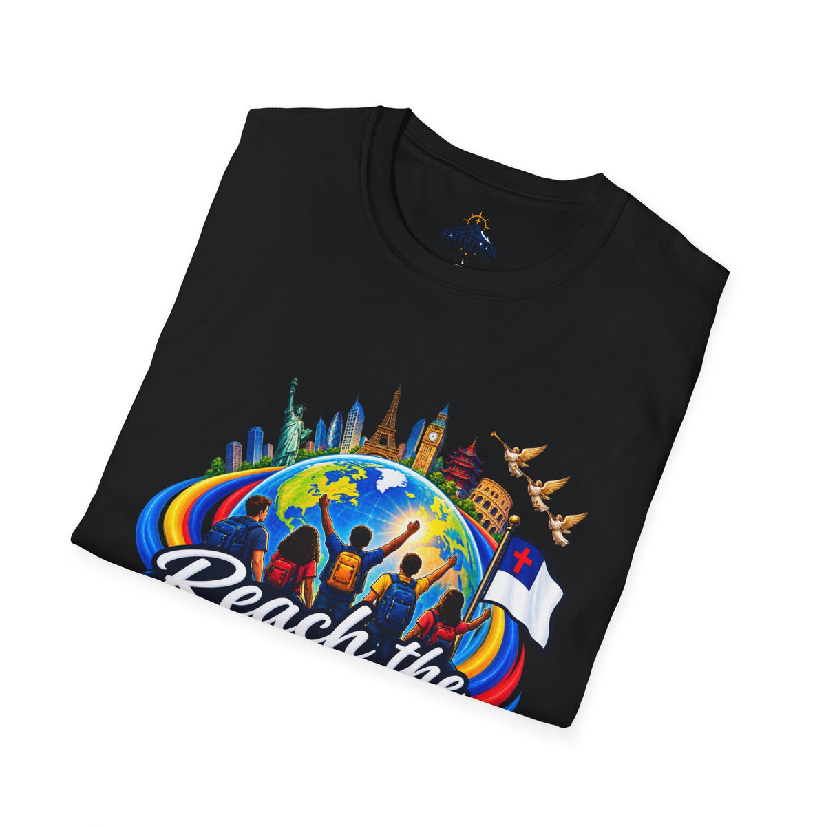 Reach the Nations T-Shirt — Global Missions Christian Outreach Tee