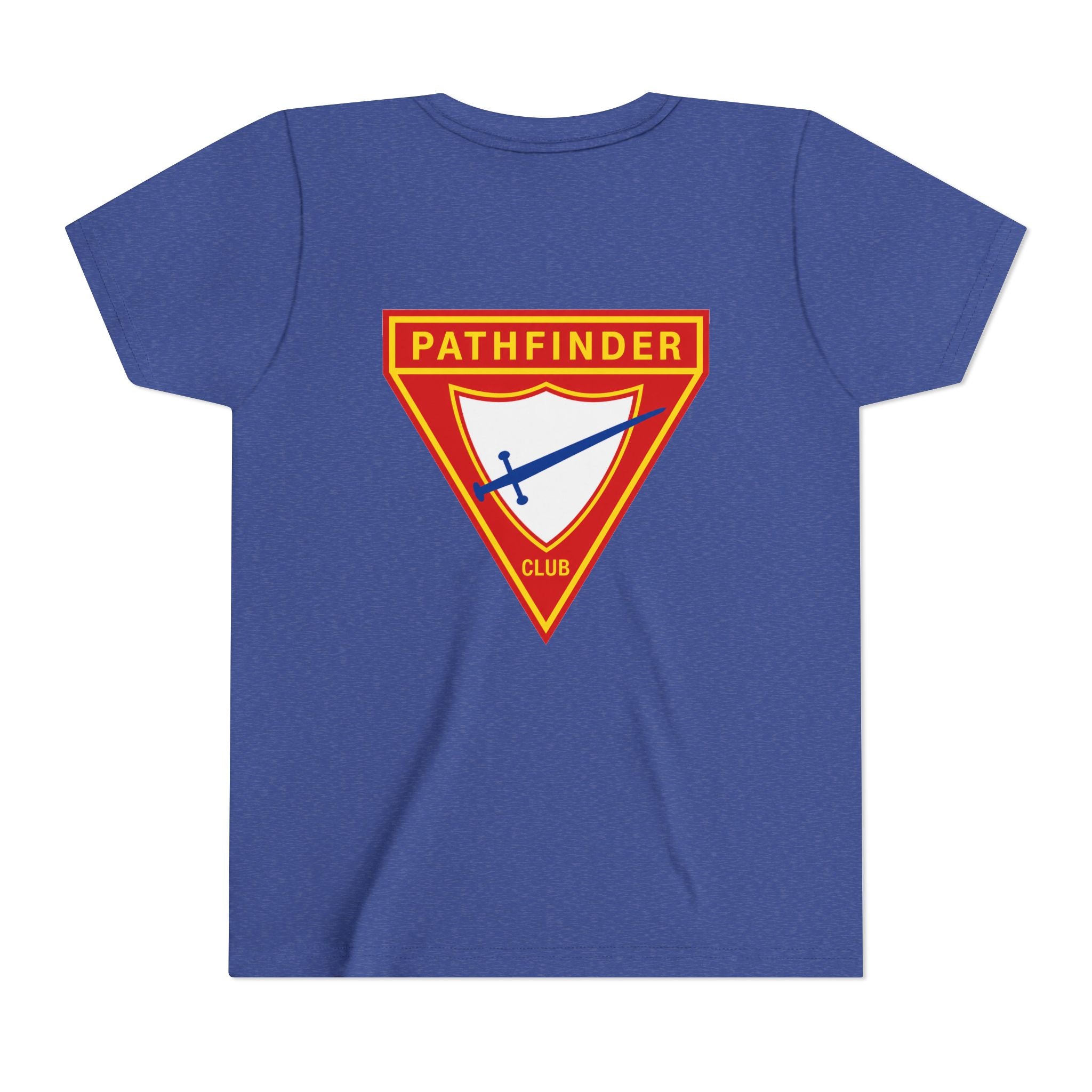 Pathfinder Club Youth Tee — Pathfinder Shield Emblem Short Sleeve Shirt