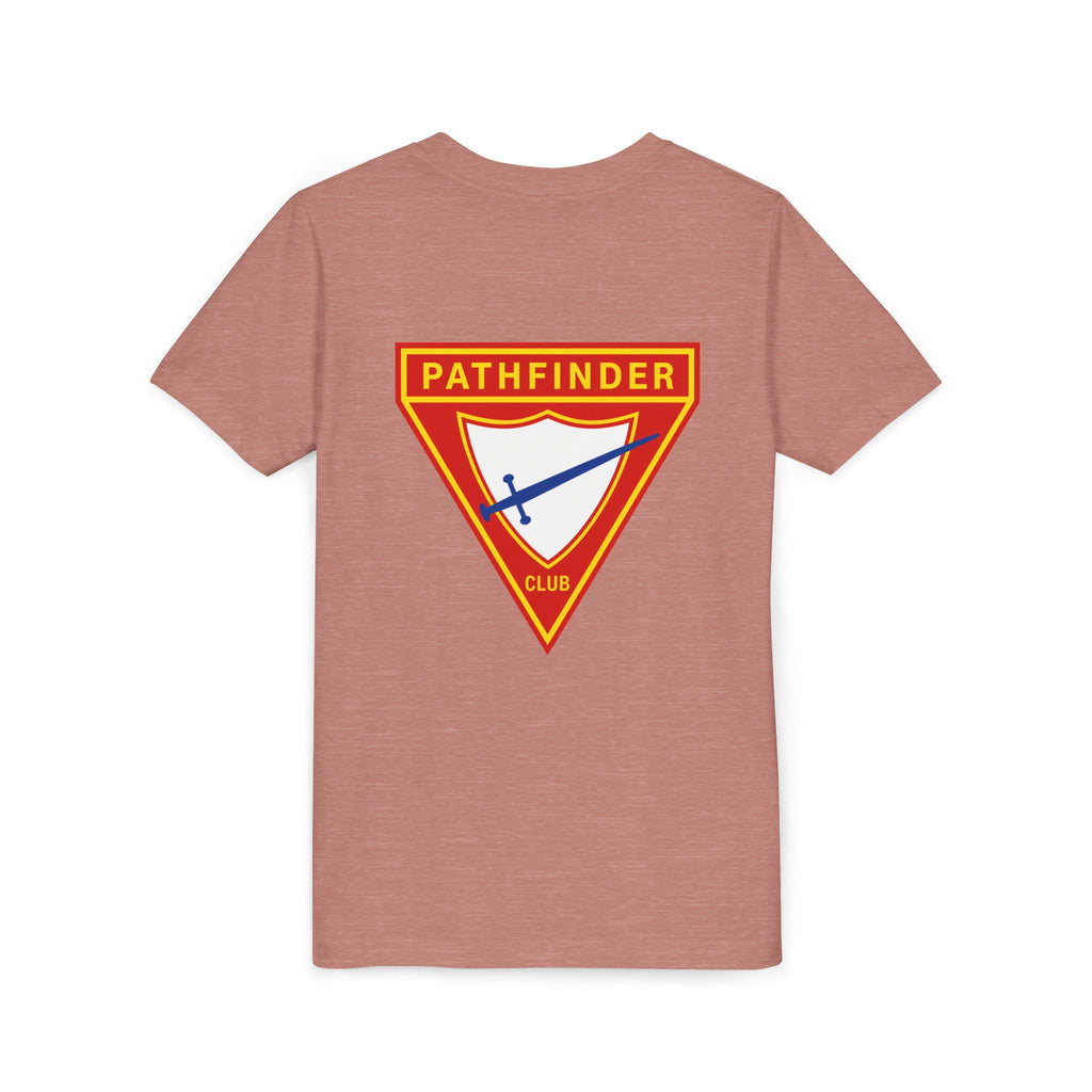Pathfinder Club Youth Tee — Pathfinder Shield Emblem Short Sleeve Shirt