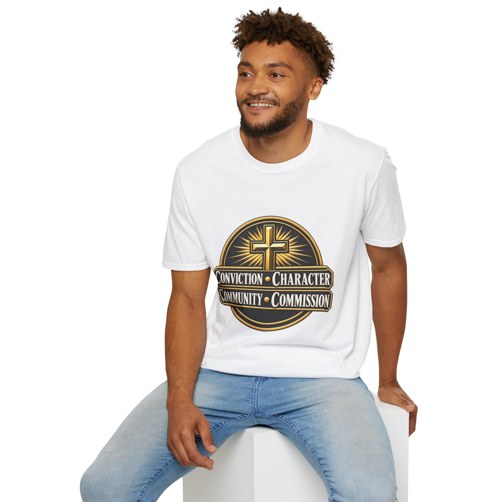 Conviction • Character Christian T-Shirt — Cross Faith Ministry Tee