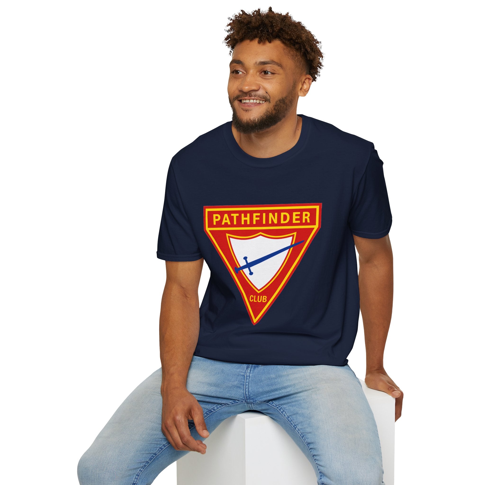 Pathfinder Club T-Shirt — Retro Shield Logo Tee