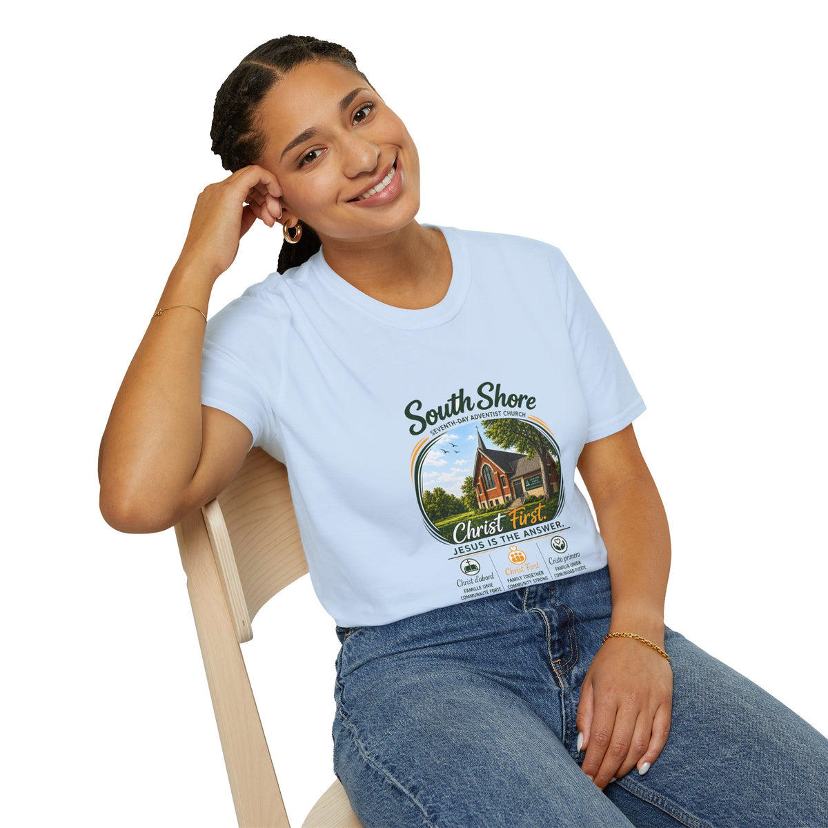 South Shore Church T-Shirt — South Shore Seventh-Day Adventist Church Graphic Tee