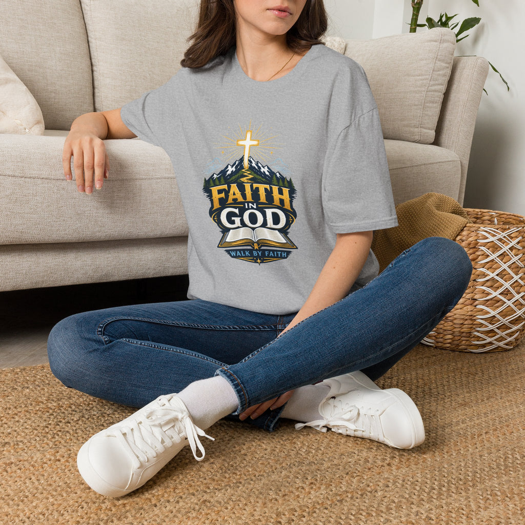 Faith In God T-Shirt — Mountain Cross Christian Tee