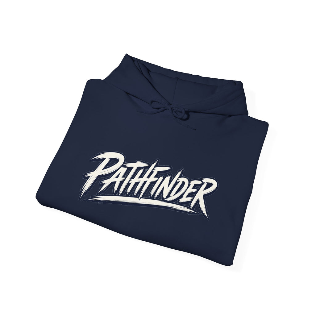 Pathfinder Graphic Hoodie — Retro Script Logo Pullover