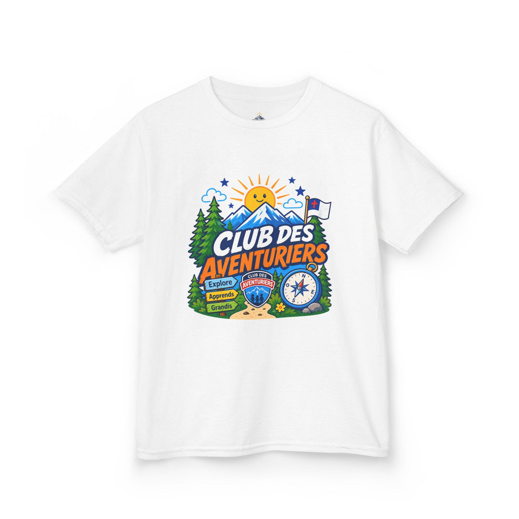 Club des Aventuriers T-Shirt (Enfants) | Camping Boussole et Soleil
