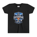 Explorateurs T-shirt pour les jeunes | Compas de camping, feu de camp, pins