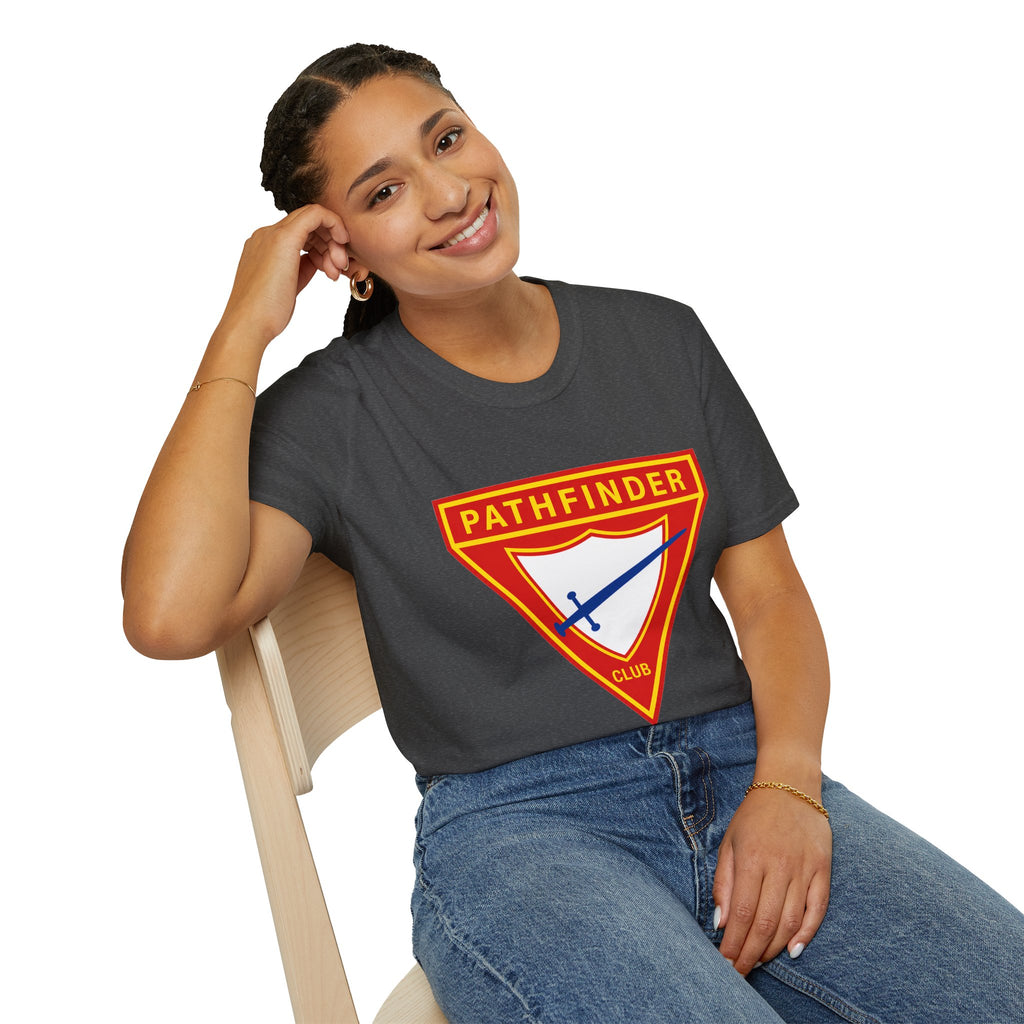 Pathfinder Club T-Shirt — Retro Shield Logo Tee