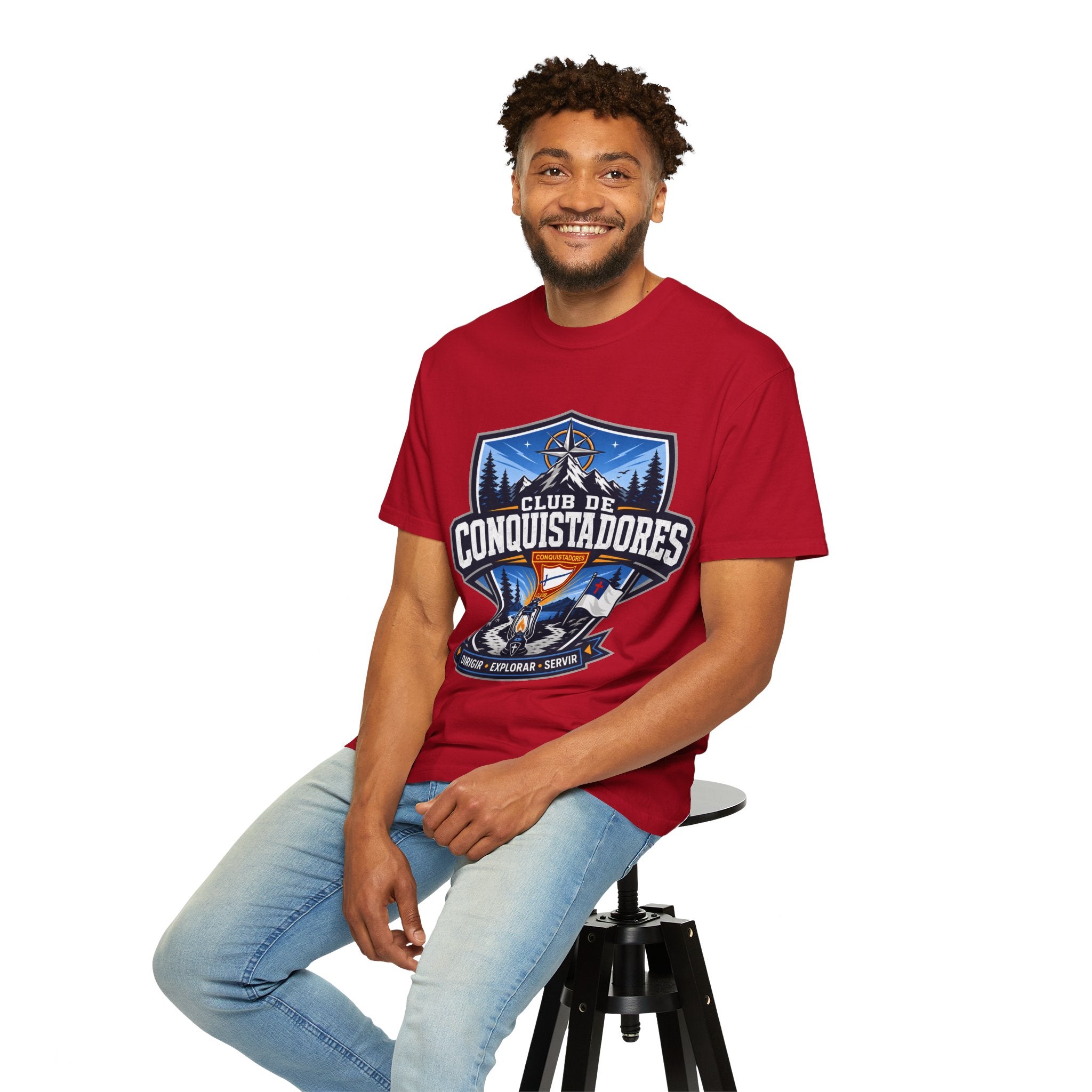 Camiseta unisex para adultos Club des Conquistadores | Linterna